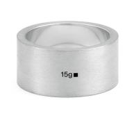 Le Gramme Bandring Tillverkad i Frankrike 15g Gray, Unisex