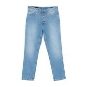 Dondup Blå Jeans med knappstängning Blue, Dam