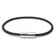 Le Gramme Svart NATO-kabelarmband 7g Black, Unisex