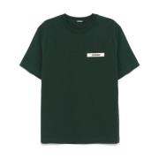 Jacquemus Grön T-shirt för män Green, Herr