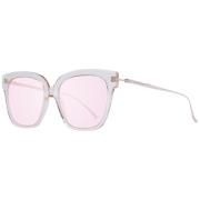 Scotch & Soda Rosa Kvinnor Solglasögon Trapezformad Stil Pink, Dam