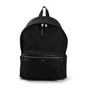 Saint Laurent Stadsryggsäck i svart Black, Unisex