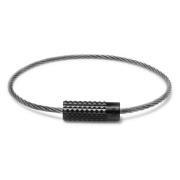 Le Gramme Pyramid Kabelarmband 7g Gray, Unisex