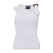 Versace Jeans Couture Räfflad linne White, Dam