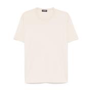 Dondup Beige Crew Neck Short Sleeve Shirt Beige, Herr