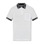 Versace Jeans Couture Polo med ficka White, Herr