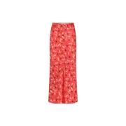 FABIENNE CHAPOT Laurent Skirt Red, Dam