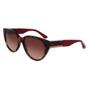 Lacoste Brun Acetat Solglasögon Brown, Dam