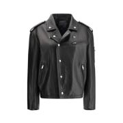 Prada Urban Biker Skinnjacka Black, Dam