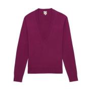 Ines De La Fressange Paris Angelica Sweater Purple, Dam