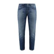 Dondup Blå Slim Fit Klassiska Jeans Blue, Herr