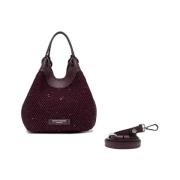 Gianni Chiarini Elegant O Stil Läder Väska Purple, Dam