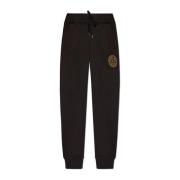 Versace Jeans Couture Sweatpants med broderad logotyp Black, Herr