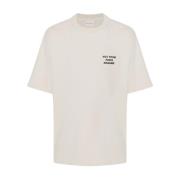 Drole de Monsieur Slogan T-shirt Stilfull Modell White, Herr