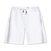 Dsquared2 Bomullsshorts med tryckt logotyp White, Dam