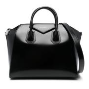 Givenchy Svart Box Kalvskinn Handväska Black, Dam