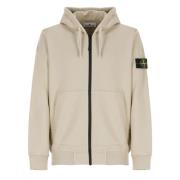 Stone Island Beige Bomull Huva med Dragkedja Beige, Herr