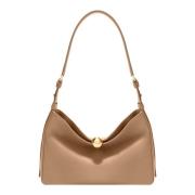 Furla Sfera Soft Axelväska Beige, Dam