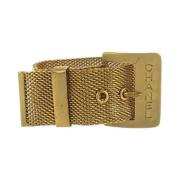 Chanel Vintage Pre-owned Metall armband Yellow, Dam