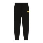 Kenzo Sweatpants med broderad logotyp Black, Dam