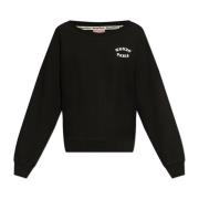 Kenzo Tryckt sweatshirt Black, Dam