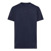 Boggi Milano T-shirt i stretch-supimabomull Blue, Herr