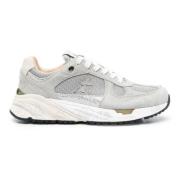 Premiata Vintage Nineties Sneakers med Animalier Detaljer Gray, Dam