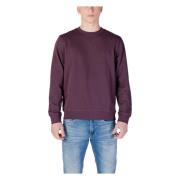 Hugo Boss Bomull Herr Sweatshirt Höst/Vinter Kollektion Purple, Herr