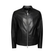 Armani Exchange Svart dragkedja jacka Black, Herr