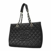 Chanel Vintage Pre-owned Laeder axelremsvskor Black, Dam