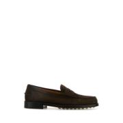 Tod's Klassiska mocka loafers i mörkbrun Brown, Herr