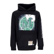 Mitchell & Ness NBA Big Face Hoodie Svart Black, Herr