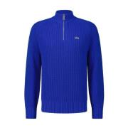 Lacoste Ull Half-Zip Tröja Blue, Herr