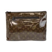 Louis Vuitton Vintage Pre-owned Canvas kuvertvskor Brown, Dam