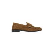 Saint Laurent Penny Strap Slip-On Skor Brown, Herr