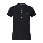 Polo Ralph Lauren Klassisk Bomullspolo Black, Dam