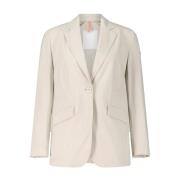 Duno Tidlös Elegans Blazer Beige, Dam