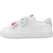 Puma Sneakers med Badges Design White, Herr