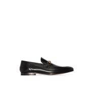 Gucci Svarta platta skor Elegant stil Black, Herr