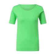 Marc Cain Rullad Ärm T-shirt Green, Dam