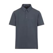 Brioni Mörkgrön flaska Polo skjorta Gray, Herr