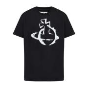 Vivienne Westwood Svart Crew Neck T-shirt Black, Herr