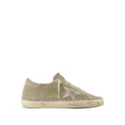 Golden Goose Beige Lädersneakers - Super Star Beige, Dam