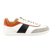 Tod's Vita Lädersneakers Snörstil Multicolor, Herr