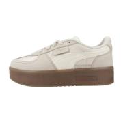 PUMA Höjda Sneakers för Kvinnor Beige, Dam