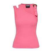 Versace Jeans Couture Räfflad topp Pink, Dam