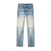 Diesel Blå Stretch-Bomull Denim Tapered Jeans Blue, Herr