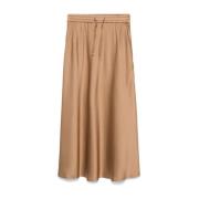 Herno Gonna Midi Skirt Brown, Dam