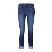 Liu Jo Skinny Jeans Monroe med Strass Stenar Blue, Dam