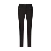 Raffaello Rossi Elegant Slim-Fit Byxor Susana Black, Dam